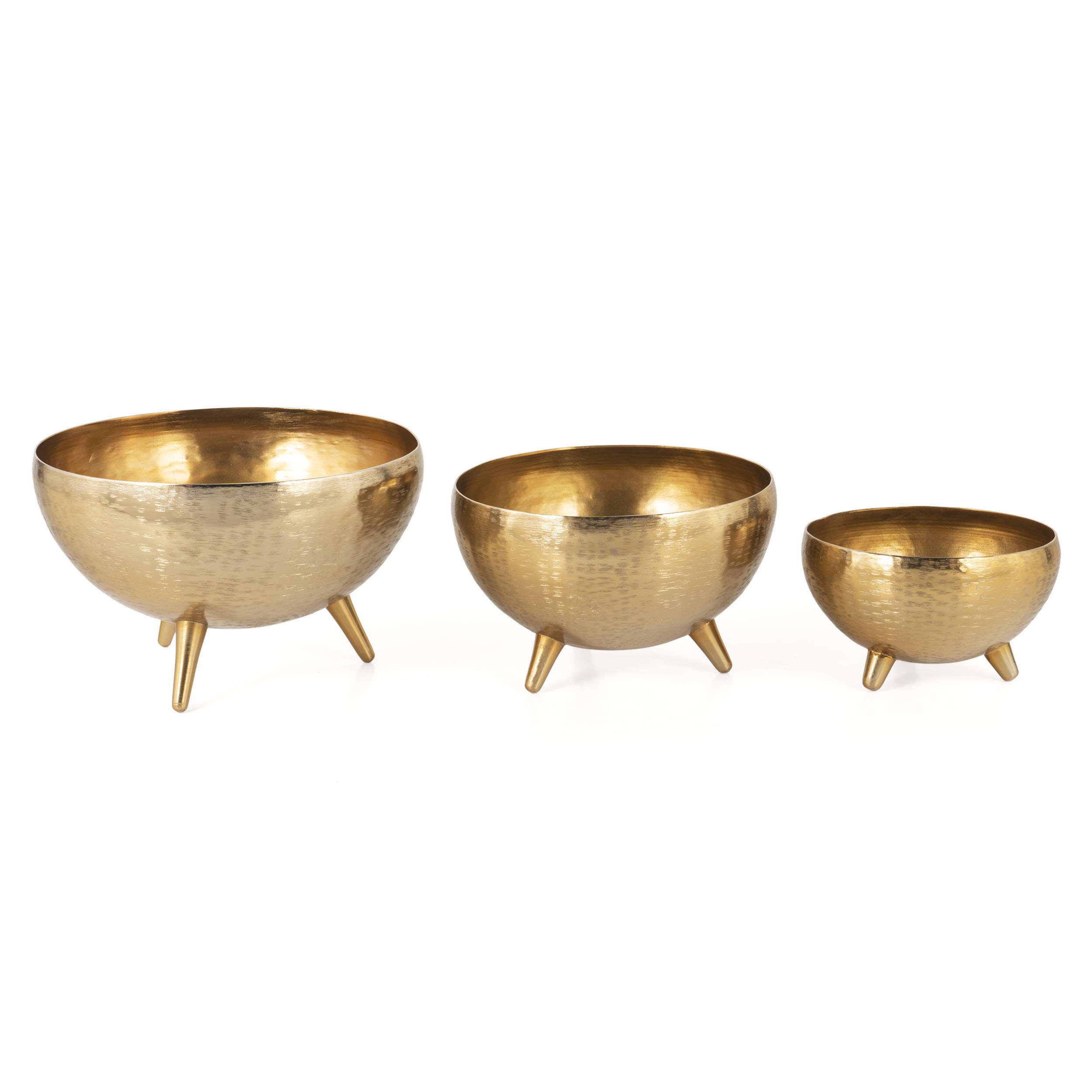 Yves Metal Planter Bowls, S3