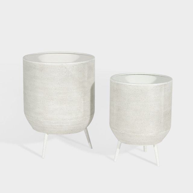 Bramble Metal Floor Planters, S2