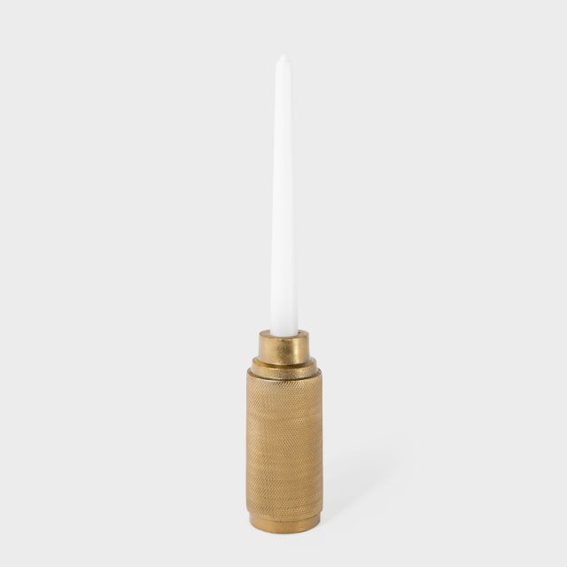 Fletcher Candle Holder, Medium Gold