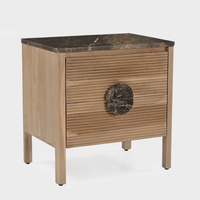 Aires 2 Drawer Nightstand