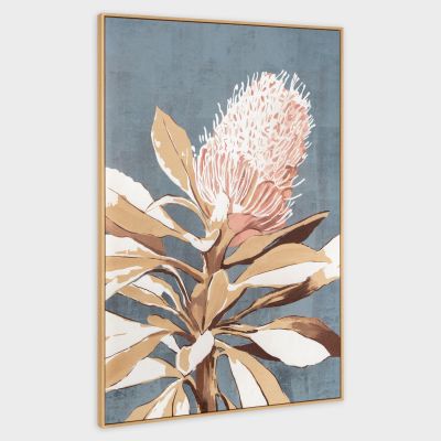 Wild Bloom Study, Hand Painted Canvas